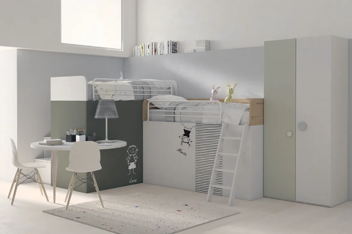 space-saving room for kids
