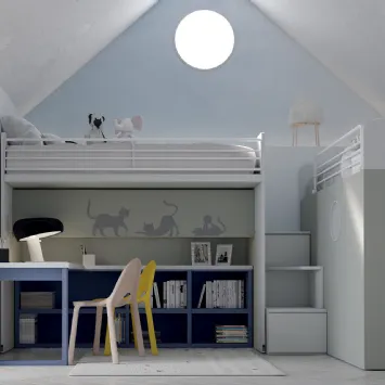 Space-saving modern design bedroom