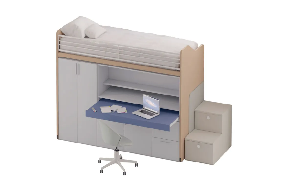 <b>Genius</b> loft bed